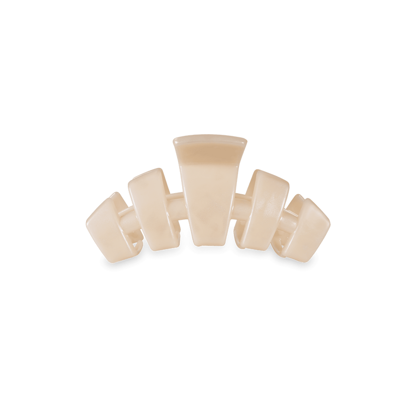 TELETIES - Classic Soft Surf Tiny Hair Clip in Tan - Tiny - Image 1