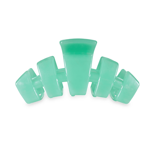 Classic Spring Splash Medium Hair Clip in Green - Medium