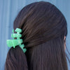 TELETIES - Classic Spring Splash Small Hair Clip in Green - Small - Image - 3