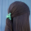 TELETIES - Classic Spring Splash Tiny Hair Clip in Green  - Tiny - Image - 3