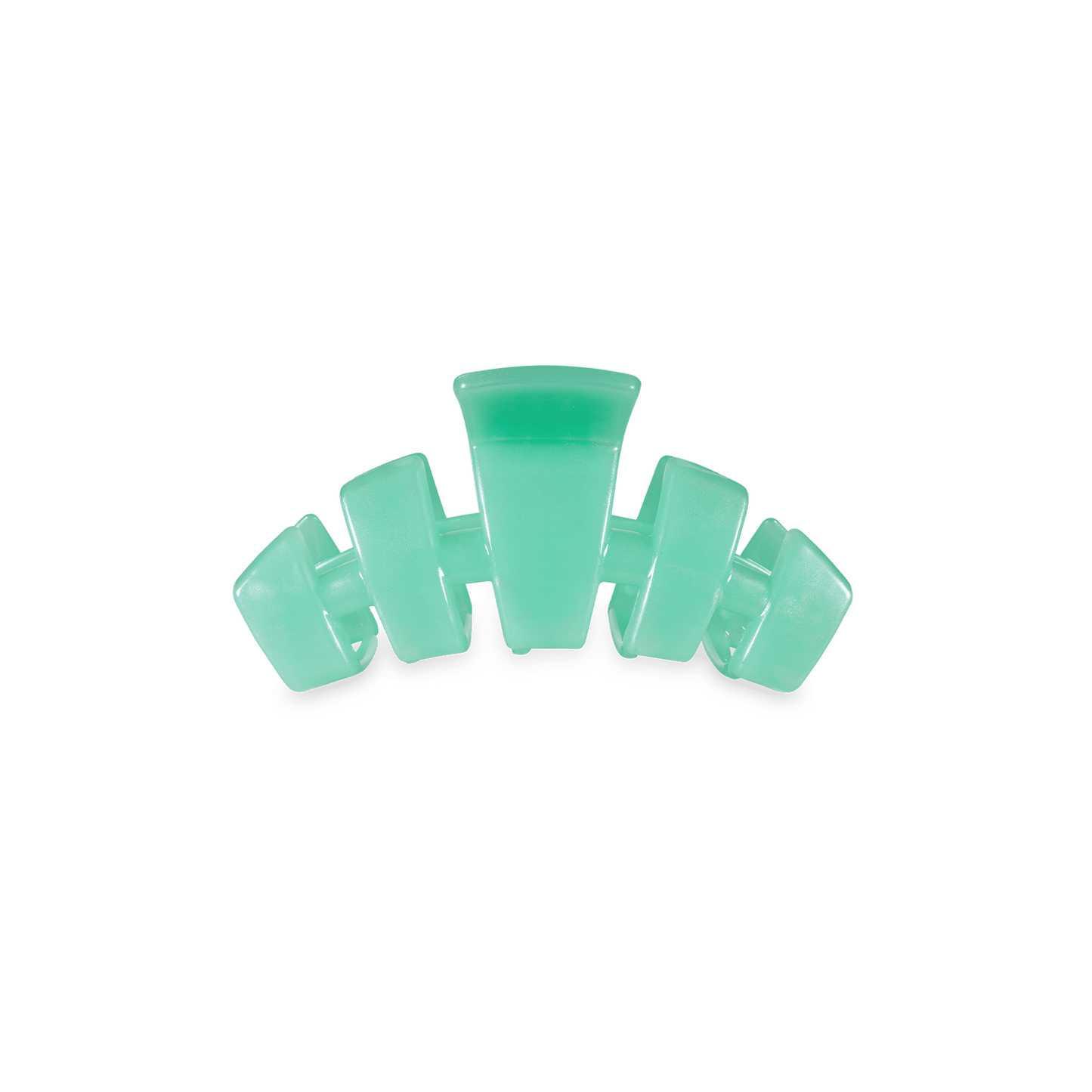 TELETIES - Classic Spring Splash Tiny Hair Clip in Green  - Tiny