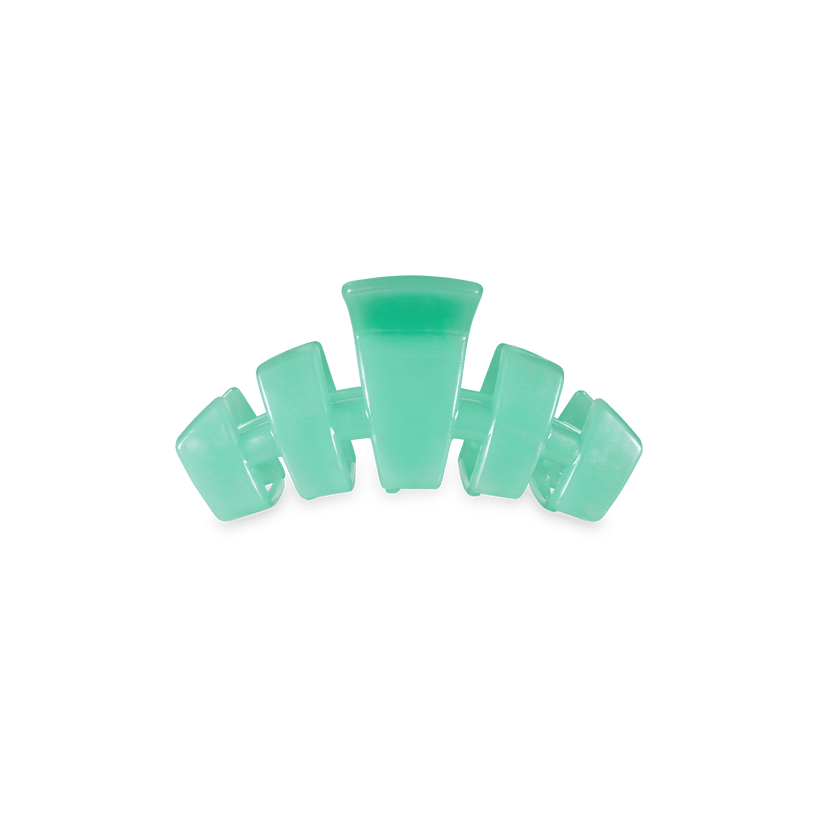 TELETIES - Classic Spring Splash Tiny Hair Clip in Green  - Tiny - Image 1