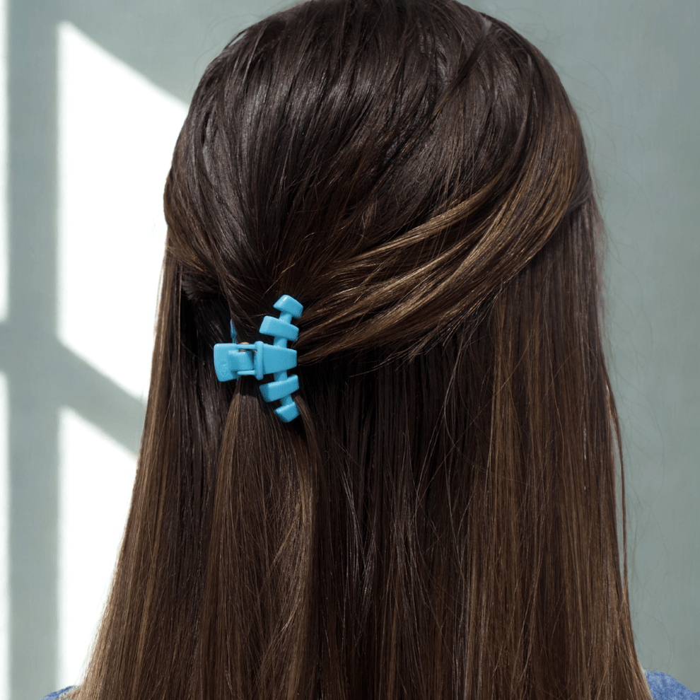 Classic Summer Sky Tiny Hair Clip - Hair Clips - TELETIES
