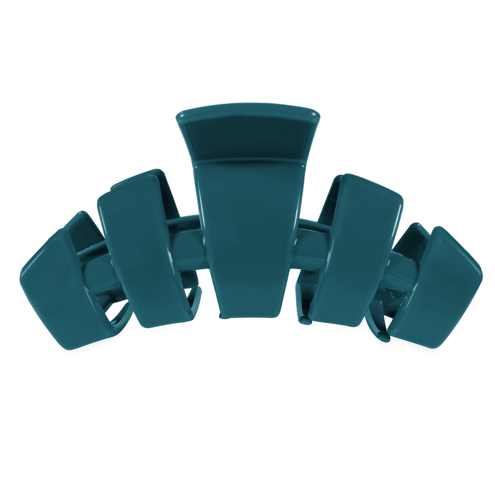Classic Teal With It Large Claw Clip - Hair Clips - TELETIES
