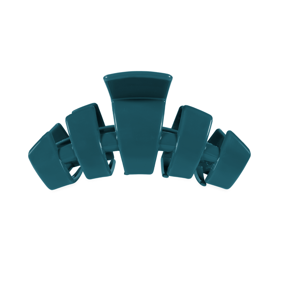 Classic Teal With It Medium Claw Clip - Hair Clips - TELETIES

