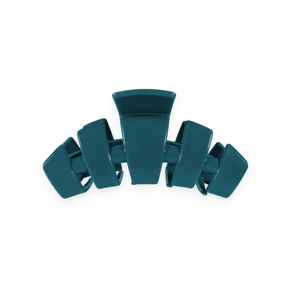 Classic Teal With It Small Claw Clip - Hair Clips - TELETIES
