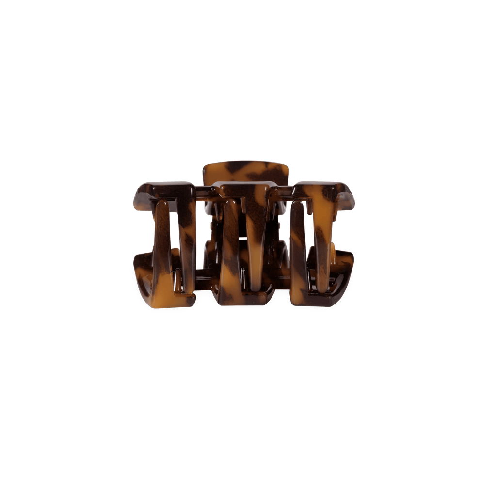 Classic Tortoise Petite Claw Clip - Hair Clips - TELETIES
