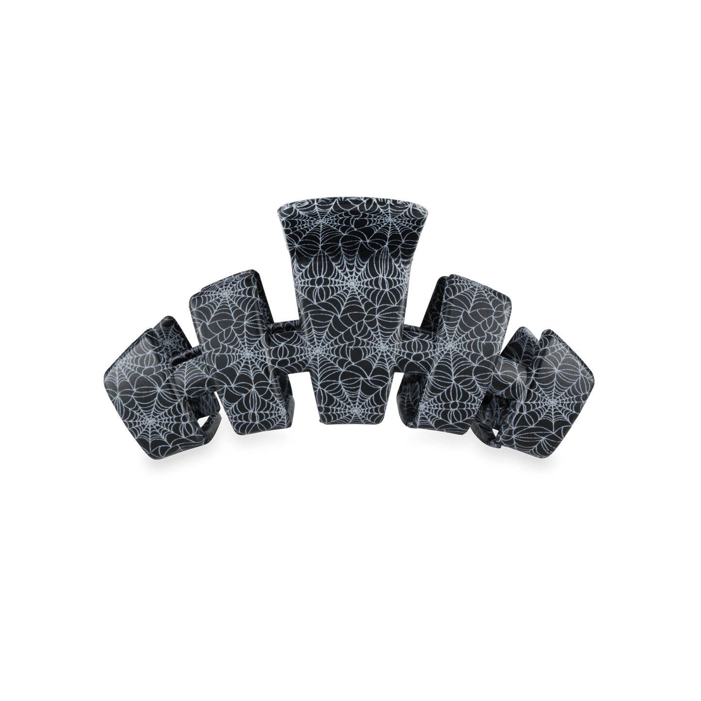 TELETIES - Classic Webbed Small Hair Clip in Black - Small