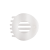 Coconut White Large Flat Circle Hair Clip - Hair Clips - TELETIES
