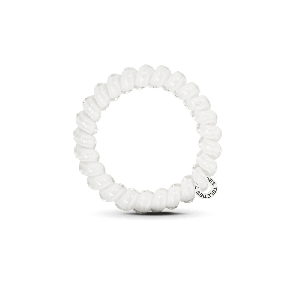 Coconut White Large Hair Ties - Hair Ties - TELETIES
