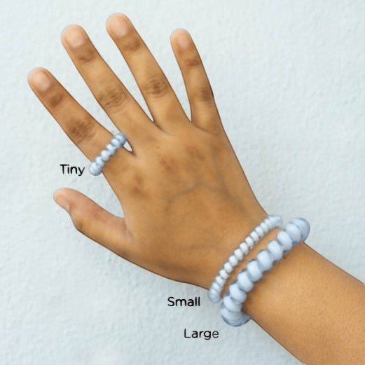 Coconut White Small Hair Ties - Hair Ties - TELETIES

