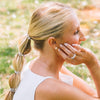 Coconut White Tiny Hair Ties - Hair Ties - TELETIES
