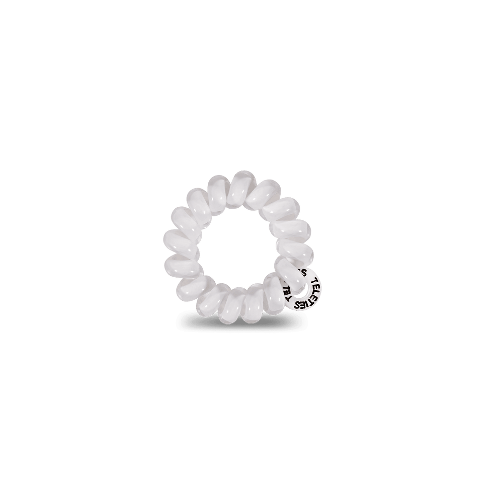 Coconut White Tiny Hair Ties - Hair Ties - TELETIES
