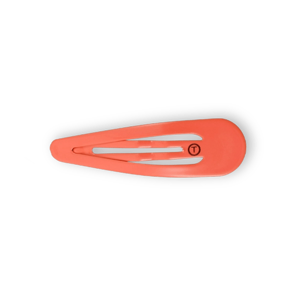 Coral Craze Snap Clips (6Ct) - Hair Clips - TELETIES
