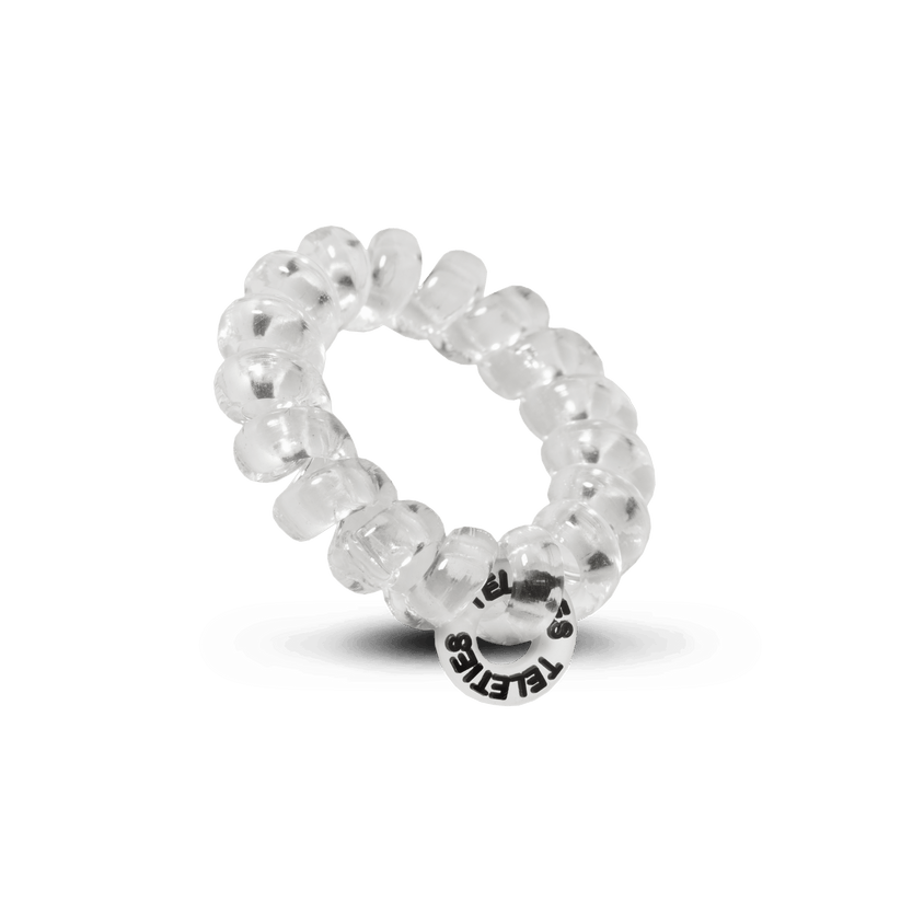 Crystal Clear Tiny Hair Ties - Hair Ties - TELETIES
