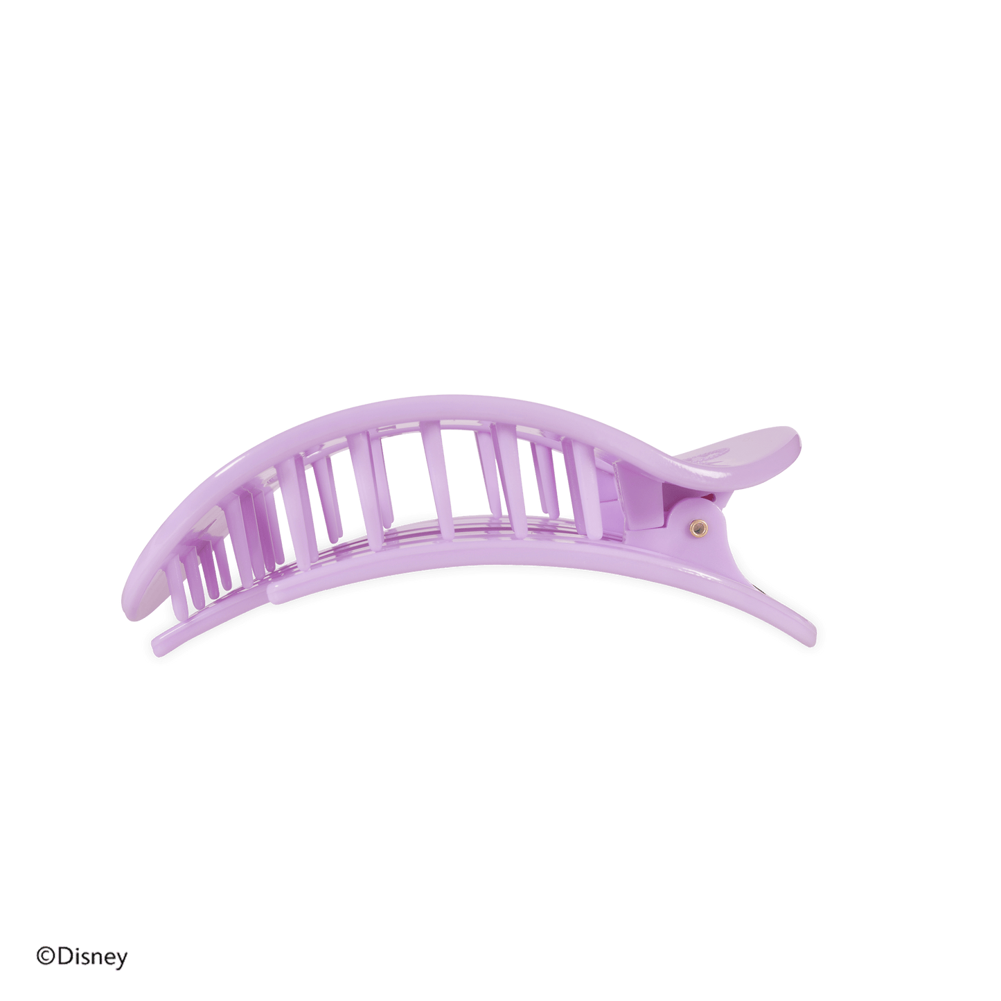 TELETIES - Daisy Duck Medium Flat Round Hair Clip in Purple - Medium