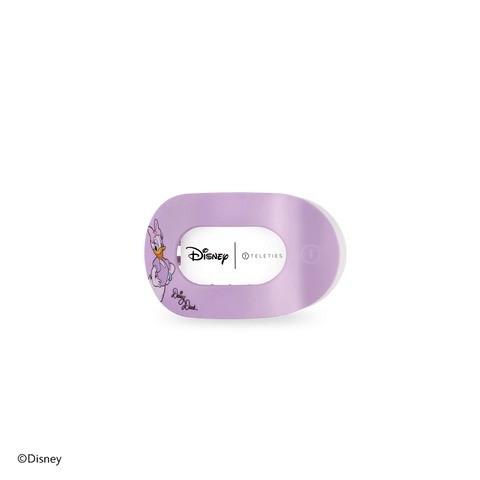 Daisy Duck Tiny Flat Round Hair Clip