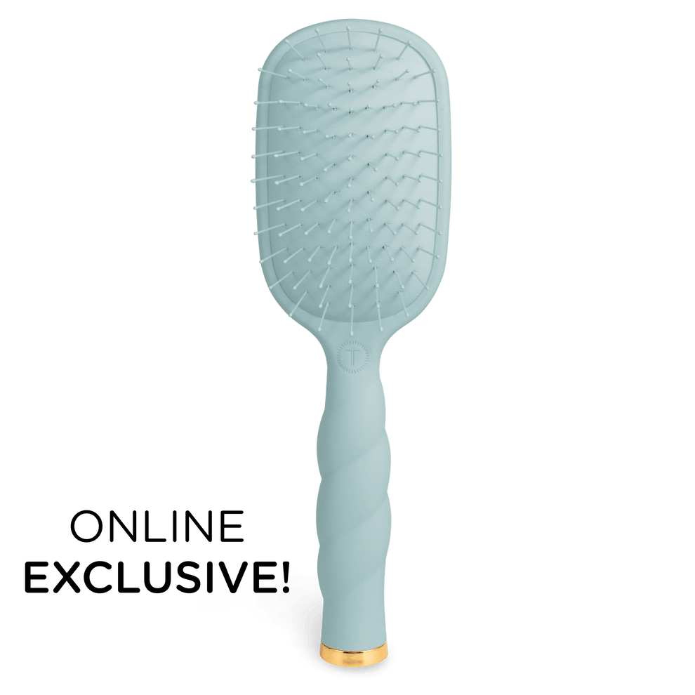 Detangler Hair Brush for Fine Hair – Blue - Hairbrush - TELETIES
