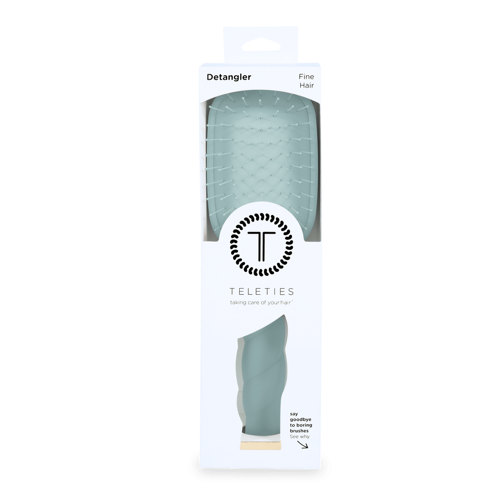Detangler Hair Brush for Fine Hair – Blue - Hairbrush - TELETIES
