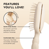 TELETIES - Detangler Hair Brush for Fine Hair – Tan in Tan - Full Size - Image - 3