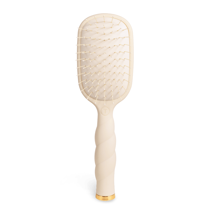 TELETIES - Detangler Hair Brush for Fine Hair – Tan in Tan - Full Size - Image 1