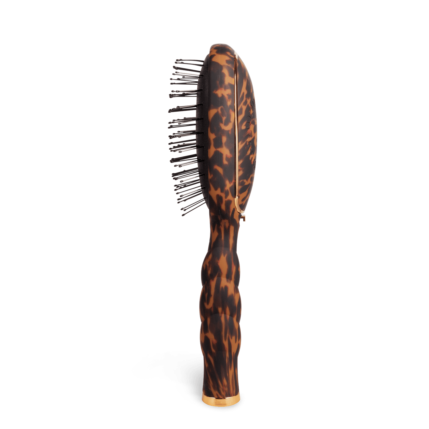 TELETIES - Detangler Hair Brush for Fine Hair – Tortoise in Brown - Full Size