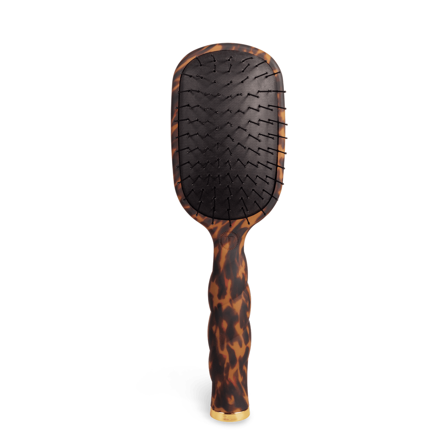 TELETIES - Detangler Hair Brush for Fine Hair – Tortoise in Brown - Full Size