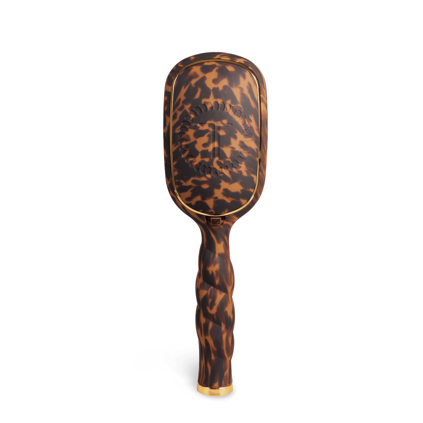 TELETIES - Detangler Hair Brush for Fine Hair – Tortoise in Brown - Full Size