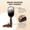 TELETIES - Detangler Hair Brush for Fine Hair – Tortoise in Brown - Full Size - Image - 9