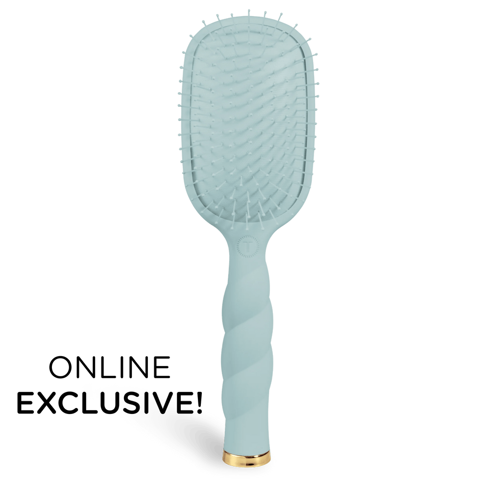Detangler Hair Brush for Medium Hair – Blue - Hairbrush - TELETIES
