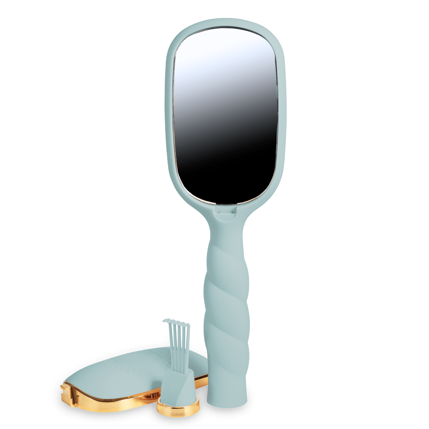 TELETIES - Detangler Hair Brush for Medium Hair – Blue in Blue - Full Size