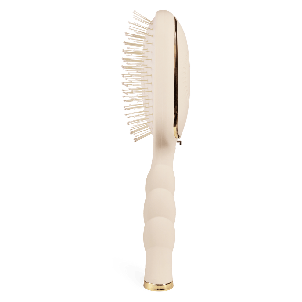 Detangler Hair Brush for Medium Hair – Tan - Hairbrush - TELETIES

