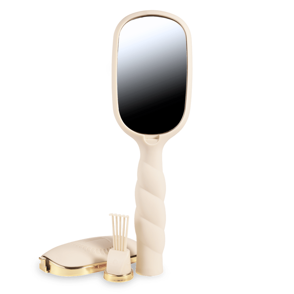 Detangler Hair Brush for Medium Hair – Tan - Hairbrush - TELETIES
