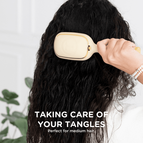 Detangler Hair Brush for Medium Hair – Tan