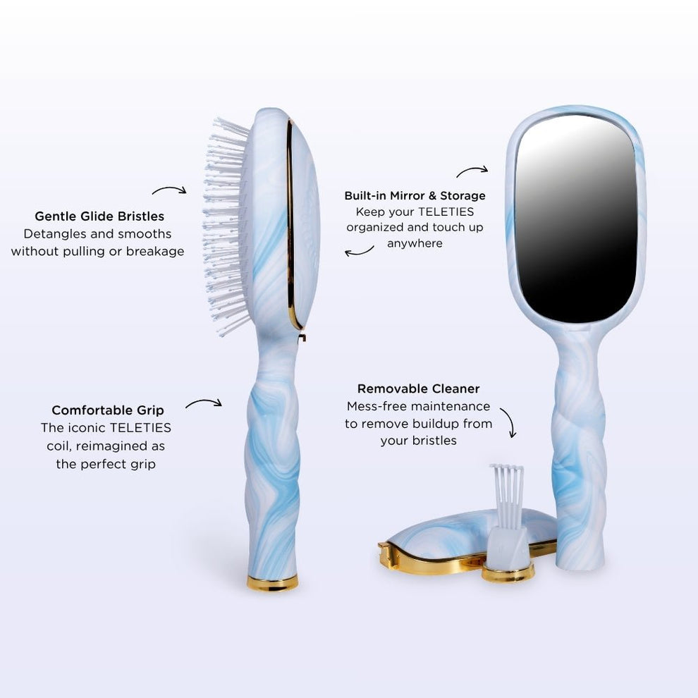 Detangler Hair Brush for Medium Hair - Tide & True - Hairbrush - TELETIES
