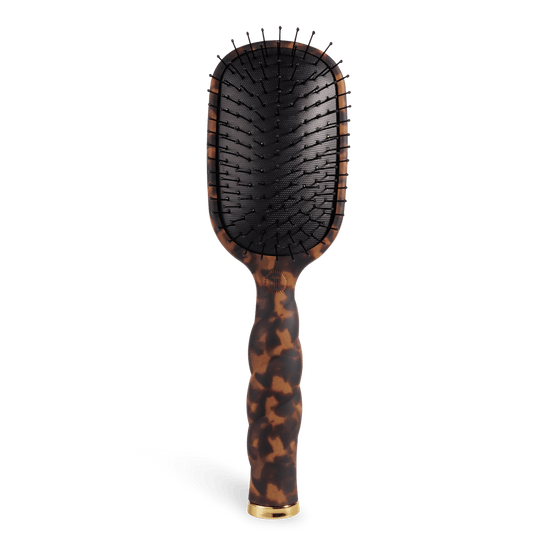 Detangler Hair Brush for Medium Hair – Tortoise in Brown - Full Size