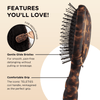 Detangler Hair Brush for Medium Hair – Tortoise - Hairbrush - TELETIES
