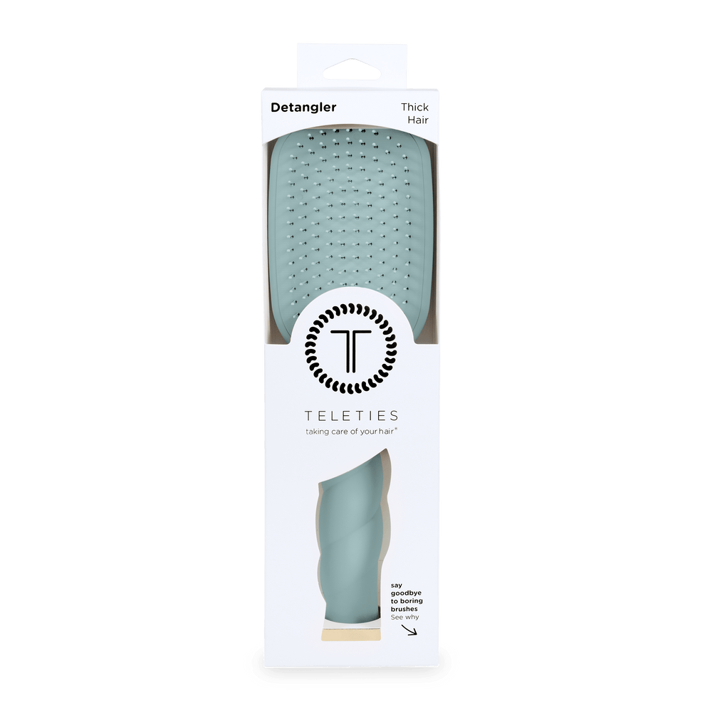 Detangler Hair Brush for Thick Hair – Blue - Hairbrush - TELETIES

