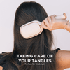 Detangler Hair Brush for Thick Hair – Tan - Hairbrush - TELETIES
