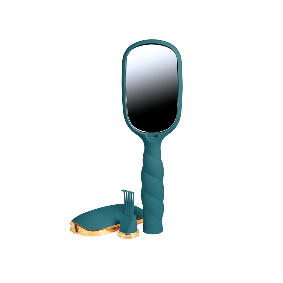 Detangler Hair Brush for Thick Hair - Teal With It - Hairbrush - TELETIES
