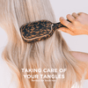 Detangler Hair Brush for Thick Hair – Tortoise - Hairbrush - TELETIES
