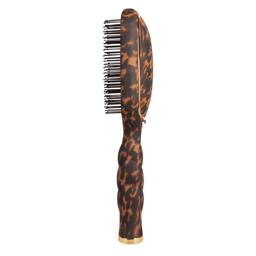 Detangler Hair Brush for Thick Hair – Tortoise - Hairbrush - TELETIES

