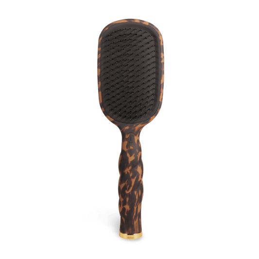Detangler Hair Brush for Thick Hair – Tortoise in Brown - Full Size