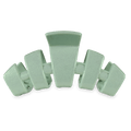 Dew Drop Large Classic Hair Clip in Green Shimmer - Large