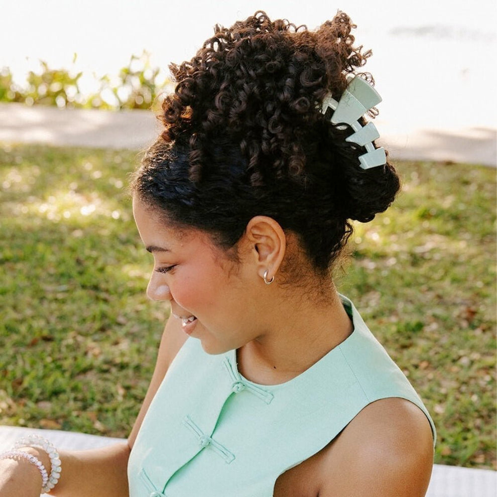 Dew Drop Large Classic Hair Clip - Hair Clips - TELETIES
