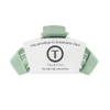 TELETIES - Dew Drop Medium Classic Hair Clip in Green Shimmer - Medium - Image - 2