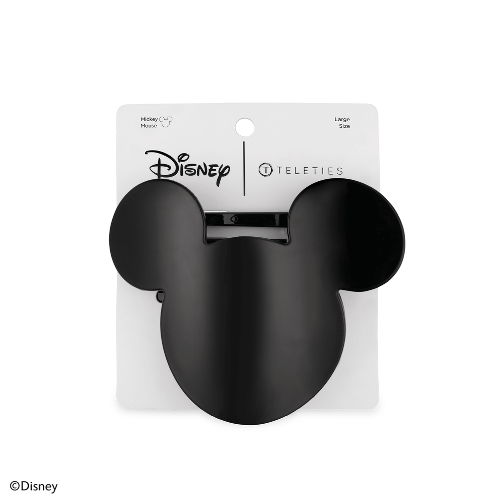 Disney: Mickey Mouse Shaped Large Flat Hair Clip - Hair Clips - TELETIES
