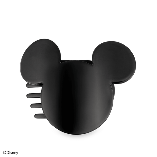 Disney: Mickey Mouse Shaped Medium Flat Hair Clip in Black - Medium