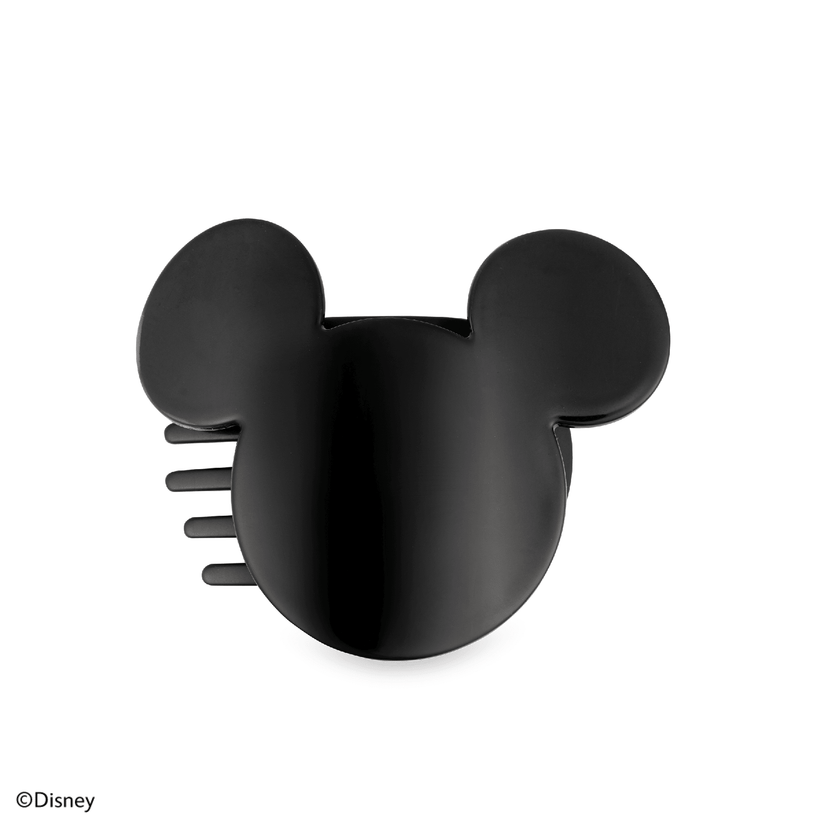 TELETIES - Disney: Mickey Mouse Shaped Small Flat Hair Clip in Black - Small - Image 1
