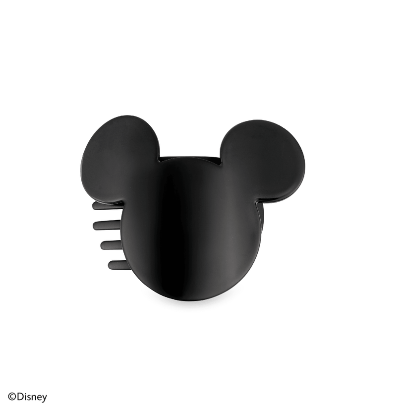 TELETIES - Disney: Mickey Mouse Shaped Tiny Flat Hair Clip in Black - Tiny - Image 1